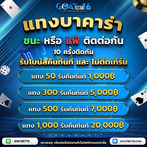โปรบาคาร่า GOATBET16