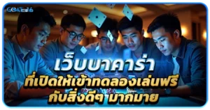 เว็บบาคาร่าเปิดให้ทดลองเล่นฟรี